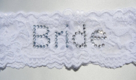 "Bride" Stretch Lace Garter